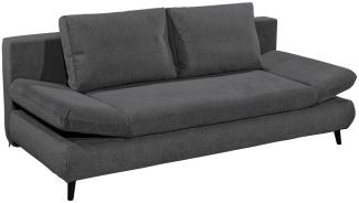 Schlafsofa SUNNY Klappsofa mit Schlaffunktion in Anthrazit ca. 212 x 88 x 101 cm