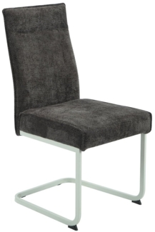 Schwingstuhl LIV'IN LANTAO S, Mikrofaser, Polyester, Anthrazit, 50 x 98 x 64 cm