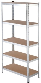 Schwerlastregal zink 90x40x180 cm