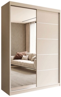 Lookway Kleiderschrank CAMARO II PLUS KASCHMIR Schwebetürenschrank mit Spiegel Breite: 150 cm