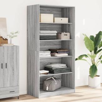 vidaXL Kleiderschrank Grau Sonoma 100x50x200 cm Holzwerkstoff 3307734