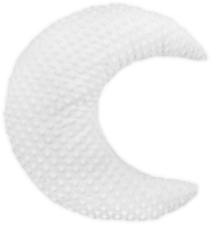 Kinder Mondkissen Minky Weiß