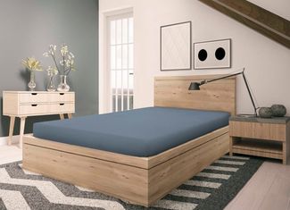 SETEX Bettlaken Feinbiber Melange Spannbetttuch, Feinbiber, Gummizug: rundum, (1 Stück), Melange-Effekt: Tiefe, Lebendigkeit, interessante Optik für das Auge