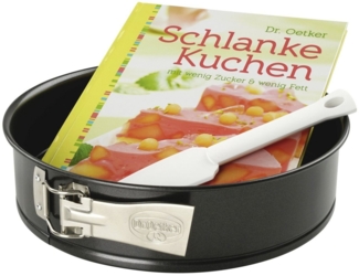 Springform Rundform Kuchenform 26cm Set mit Backbuch und Löser Dr. Oetker 1403