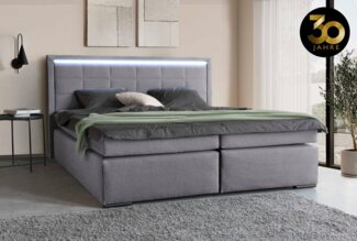 COLLECTION AB Boxspringbett 30 Jahre Jubiläums-Modell Athena, in H2,H3 & H4, inkl. LED-Leiste