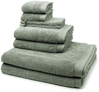 Möve Superwuschel 8 tlg. Frottier-Set - 2 X Handtuch (50 X 100cm), 2 X Duschtuch (80 X 150cm), 2 X Gästetuch (30 X 50cm), 2 X Waschhandschuh (15 X 20cm) - 520 g/m2 - Tea