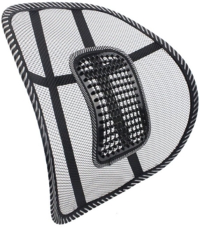 BAYLI Sitzkissen Mesh Lordosenstütze für Auto Bürostuhl, Lendenwirbelstütze mit Massag