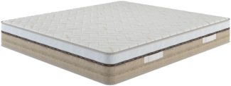 Dmora Einzelne Matratze Deerfield, Produkt aus Memory-Schaum, Schlafzimmermatratze, Schlafunterstützung, Made in Italy, 80x190 h25 cm, Weiß