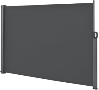 Seitenmarkise Mulhacén 160 x 300 cm Grau Sichtschutz pro. tec