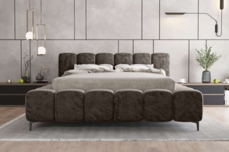 99rooms Polsterbett Cozy (Schlafzimmerbett, Bett), 140/160/180x200 cm, mit Bettkasten, Lattenrost, ohne Matratze