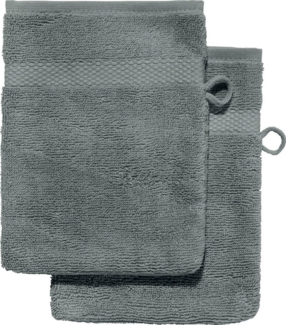 Erwin Müller Waschhandschuh Waschhandschuh "Sindelfingen" 2er-Pack, Frottier, Walk-Frottier kochfest Uni