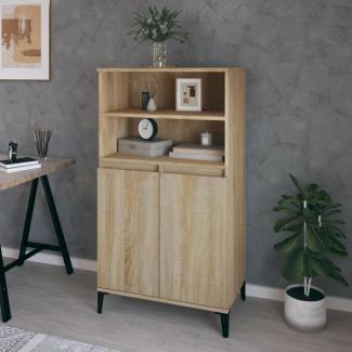 vidaXL Highboard Sonoma-Eiche 60x36x110 cm Holzwerkstoff [821231]