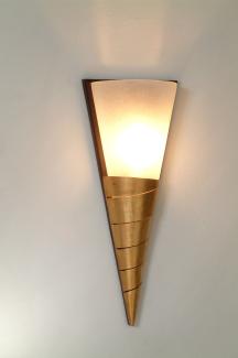 Holländer Wandleuchte 1-Flammig Innovazione Glas weiß gesandet