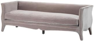 Casa Padrino Wohnzimmer Sofa Grau 225x79 x H. 75 cm