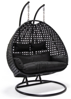 Korb Hängesessel Duetto mit Gestell + Kissen Hängestuhl Lounge Hängekorb Sessel