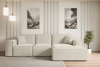 ALTDECOR Ecksofa SERRA-L-S, Couch mit Schlaffunktion, Wohnzimmer - Wohnlandschaft, Corner Sofa Bett Eckcouch Couch L-Form Schlafcouch Ausziehbar