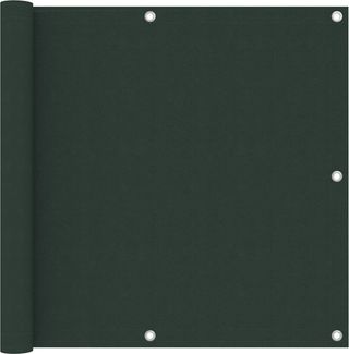 Balkonsichtschutz | Balkonverkleidung Dunkelgrün 90x500 cm Oxford-Gewebe