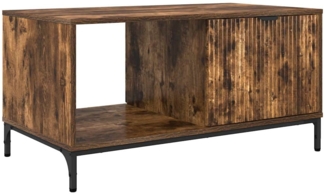 vidaXL Couchtisch Räuchereiche 90 x 49 x 46 cm Holzwerkstoff 883449