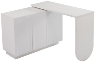 autolock Schreibtisch Schreibtisch, drehbarer L-förmiger Eck-Computertisch, Bürotisch, Frisiertisch,110 cm,Eckschreibtisch,Gaming Tisch