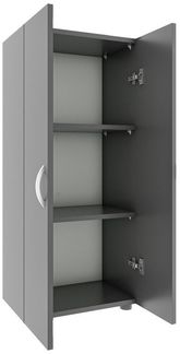 VCM Büroschrank Ulas 918434 Anthrazit H. 108 x B. 49 x T. 34 cm