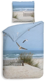Heckett and Lane Spiaggia Bettwäsche 135 Multi Bettwäsche 1 x Bettbezug 135x200 + 1 x Kopfkissenbezug 80x80 Multi Maritim bunt