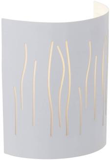 BRILLIANT Lampe Kinley Wandhalbschale weiß | 1x A60, E27, 40W, geeignet für Normallampen (nicht enthalten) | Für LED-Leuchtmittel geeignet