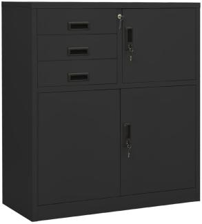 vidaXL Büroschrank Anthrazit 90 x 40 x 102 cm Stahl [336408]