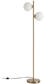 COSTWAY Stehlampe, LED wechselbar, 165 cm mit Fußschalter