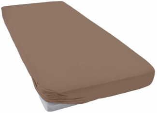 ESTELLA Spannbetttuch Zwirnjersey | Bahama | 100x200 cm | passend für Matratzen 90-120 cm (Breite) x 200-220 cm (Länge) | trocknerfest und bügelfrei | 97% Baumwolle 3% Elastan