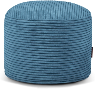 Sitzsack ‘Mini‘, Bezugstoff - Waves, 100% Polyester, Petrol, 30x40x40 cm cm.