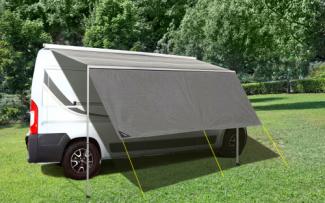 BRUNNER Sunny View Sonnensegel, Sonnenschutz für Wohnwagen, Wohnmobil, Van, Kleinbusse und Van, inklusive Befestigungsteile, 240x190 cm