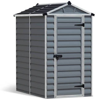 Palram - Canopia Kunststoff Gerätehaus Skylight 46 | Grau | 175x121x204 cm