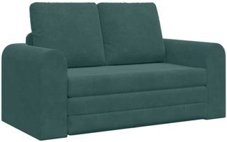 vidaXL Schlafsofa Dunkelgrün 148 x 71 x 83 cm Samt 4106686