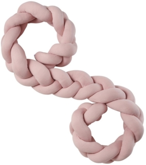 Nordic Coast Company Nestchenschlange XXL Bettschlange geflochten, Bettschlange, Bettumrandung Babybett, Alternative zum Bettnestchen laborgeprüft 180cm, 200cm oder 300cm