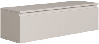 Selsey 'Bemmi' TV-Hängeboard, Greige, ca. 30 x 100 x 32 cm