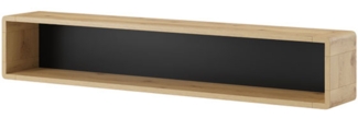 Wandregal Wandboard Aston 150cm Taurus Eiche schwarz