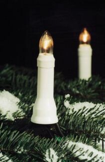 Hellum Riffelkerzenkette kl 16-tlg. 640151