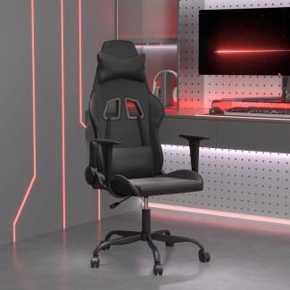 vidaXL Gaming-Stuhl mit Massagefunktion Schwarz Kunstleder 345407