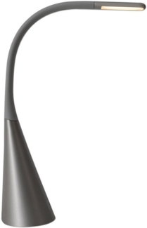 LED Schreibtischleuchte grau Näve Alf 350lm mit USB Port u. Touchdimmer