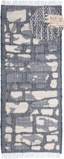 Morgenland Sisalteppich - Alistair - läufer - 200x80 - Schwarz