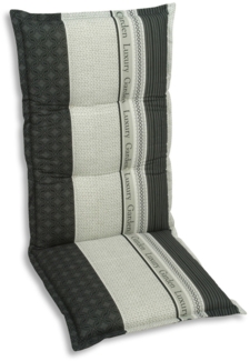GO-DE Hochlehner-Auflage 120 x 50 x 8 cm grau anthrazit Sitzkissen Sitzpolster