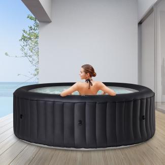 6 Personen Whirlpool aufblasbar MSPA Rimba Outdoor Garten Massage Pool rund