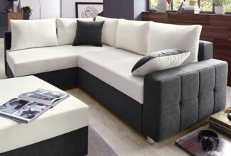 COLLECTION AB Ecksofa Parma L-Form, mit Bettfunktion und Federkern