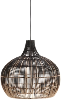 PR Home 5338-BT02 Pendelleuchte Martha natur schwarz 50cm