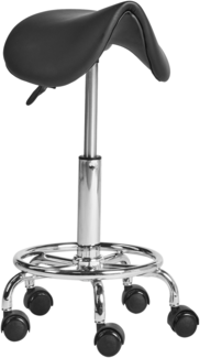 Drehhocker DUMONT Kunstleder Schwarz