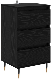 vidaXL Sideboard Schwarze Eiche 35 x 40 x 70 cm Holzwerkstoff 881698