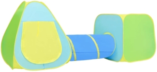 vidaXL Kinderspielzelt mit 350 Bällen Mehrfarbig 3107717