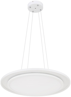 LED Hängelampe, RGB im Rahmen, dimmbar Fernbedienung, H 120 cm