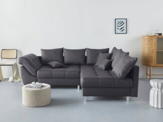 COLLECTION AB Ecksofa Innsbruck L-Form, inklusive Federkern, Recamiere links oder rechts montierbar