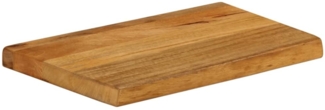 vidaXL Tischplatte mit Baumkante 60x20x2,5 cm Massivholz Mango 370512